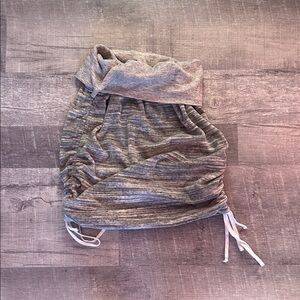 Hard Tail Heathered Gray Mini Skirt medium